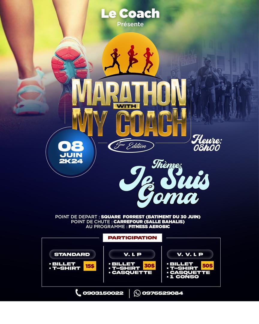 Marathon with my coach